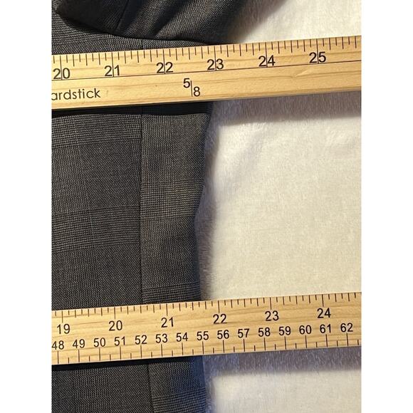 Jos A Bank Signature Gold 43R Gray Burnt Orange Plaid Blazer Jacket Suit Coat - Picture 9 of 13